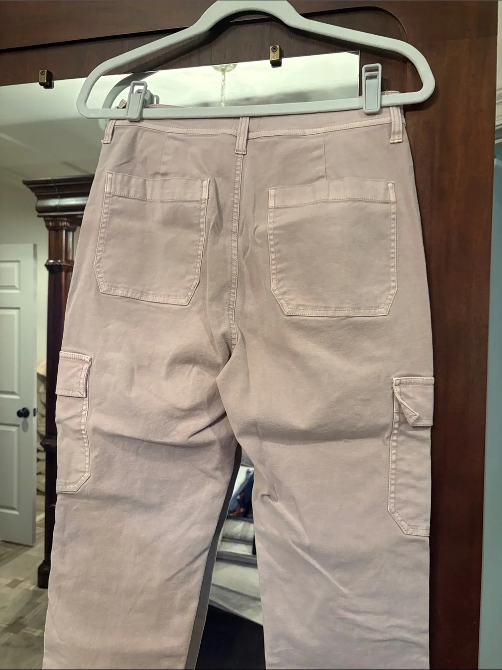 J Crew Dusty Light Pink Cargo Pants